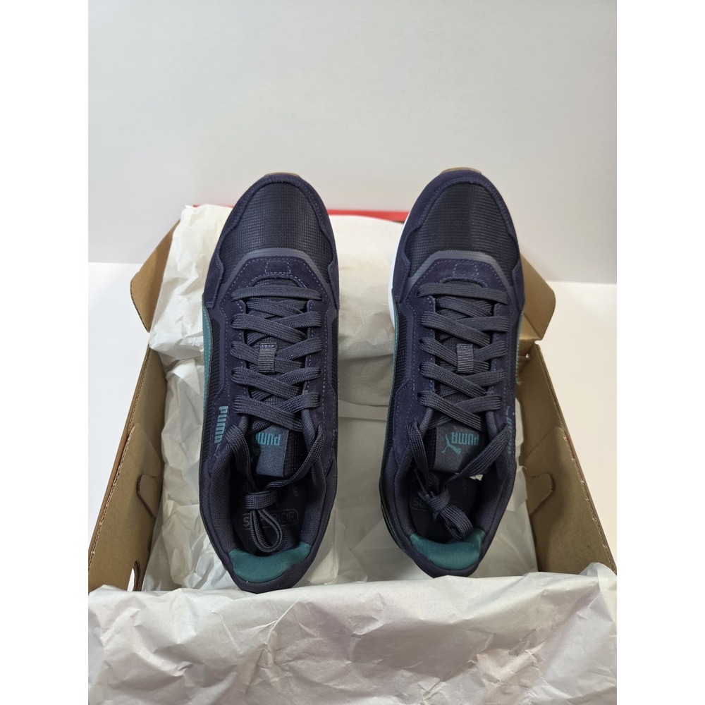 PUMA Softride St Miller Lace Up  Mens Blue Sneakers Casual Shoes 40263514
